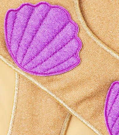 Oseree Oséree Kids Lumière Bikini In Gold