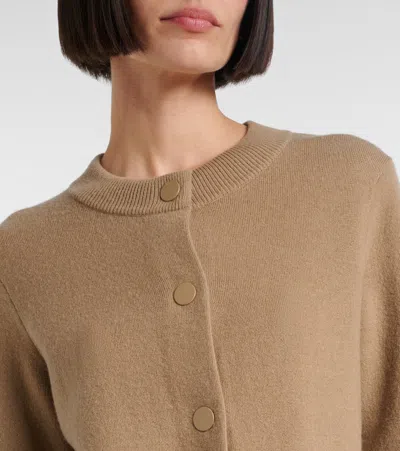 Vince Shrunken Wool And Cashmere Cardigan