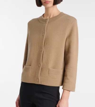 Vince Shrunken Wool And Cashmere Cardigan