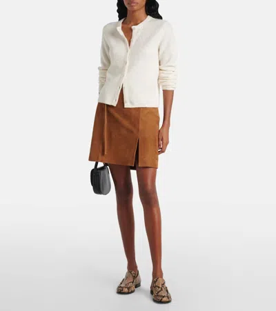 Vince Silk And Cashmere-blend Cardigan