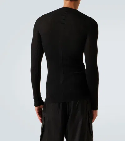 Rick Owens Ribbed-knit Virgin Wool Sweater