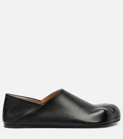 Jw Anderson Black Paw Loafers
