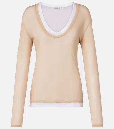 Dorothee Schumacher Layered Top In Neutral