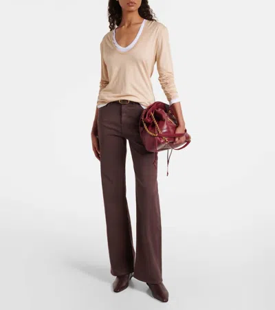 Dorothee Schumacher Layered Top In Neutral