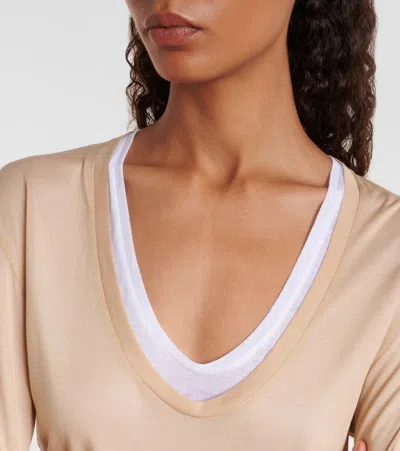 Dorothee Schumacher Layered Top In Neutral