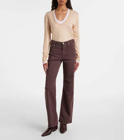 Ag New Bgy Wide-leg Jeans In Multi