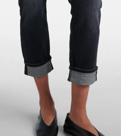 7 For All Mankind Mid-rise Cropped Skinny Jeans