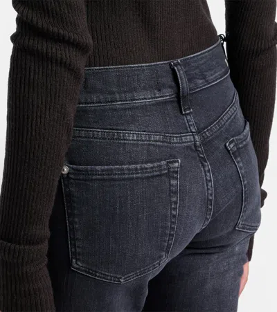 7 For All Mankind Mid-rise Cropped Skinny Jeans