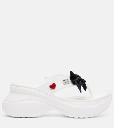 Balenciaga X Crocs Thong Sandals