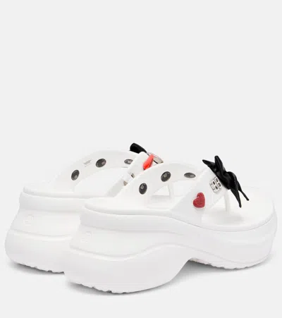 Balenciaga X Crocs Thong Sandals