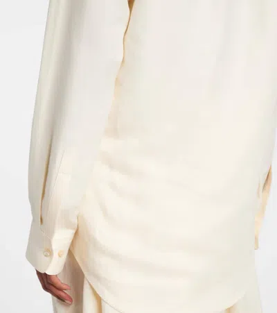 Gabriela Hearst Ferrara Linen And Silk Shirt