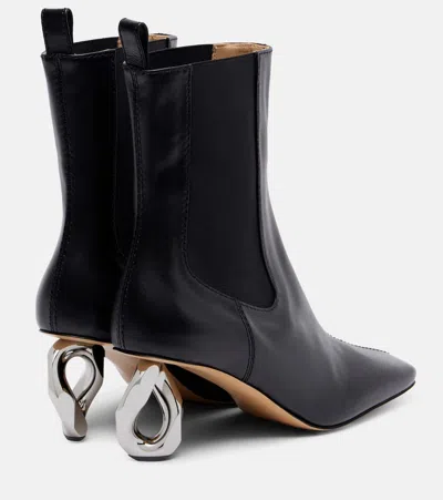 Jw Anderson Chain Leather Ankle Boots