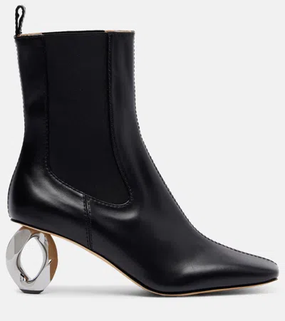 Jw Anderson Chain Leather Ankle Boots