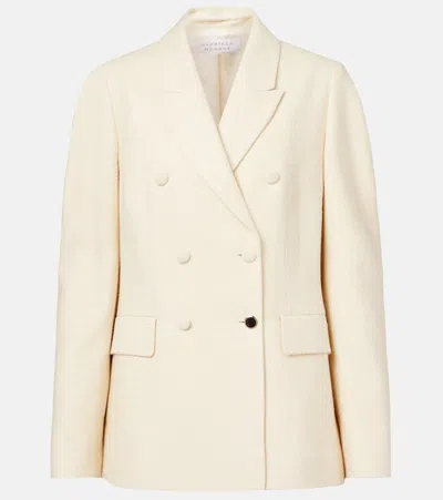Gabriela Hearst Sedna Double-breasted Silk Blazer