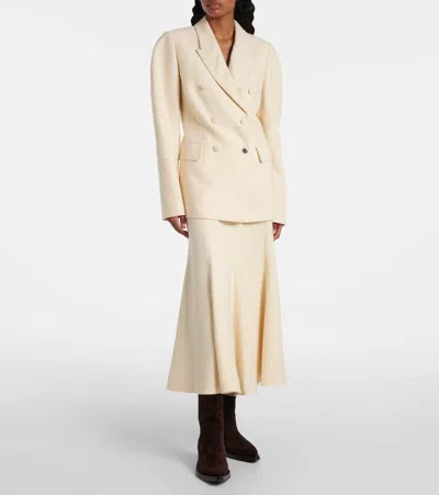 Gabriela Hearst Sedna Double-breasted Silk Blazer