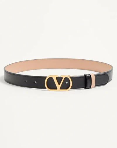 Valentino Vlogo Signature Leather Belt