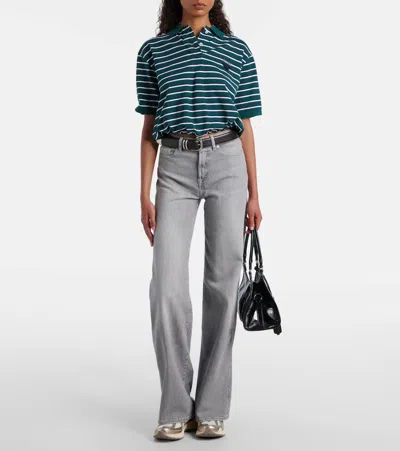 7 For All Mankind Lotta High-rise Wide-leg Jeans