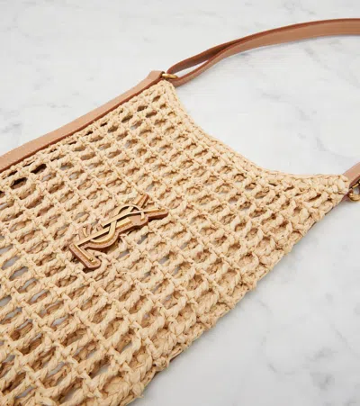 Saint Laurent Oxalis Mini Raffia Shoulder Bag