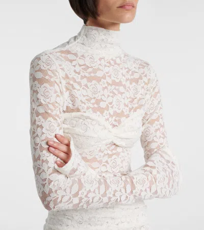 Bananhot Francisca Lace Minidress In White