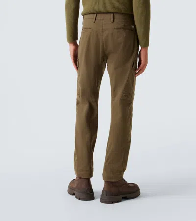 C.p. Company C. P. Company Lens Cotton Cargo Pants In Brown