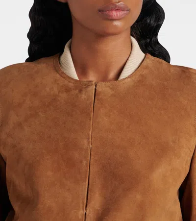 Vince Cropped Suede Jacket
