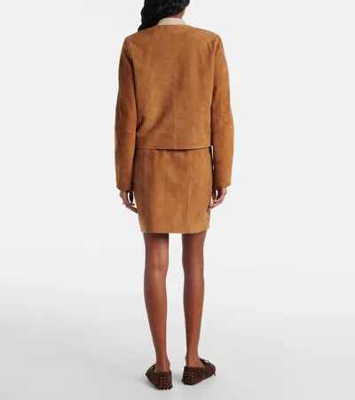Vince Cropped Suede Jacket