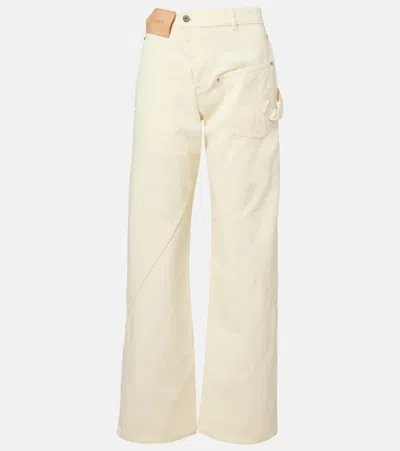 Jw Anderson Twisted Low-rise Wide-leg Jeans