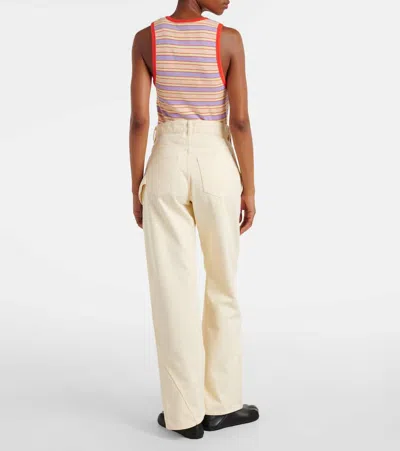 Jw Anderson Twisted Low-rise Wide-leg Jeans