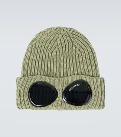 C.p. Company C. P. Company Goggle Ribbed-knit Wool Beanie