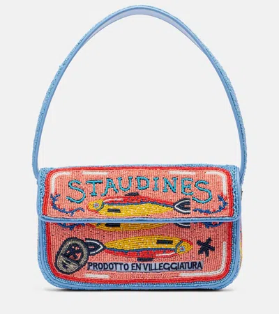 Staud Tommy Beaded Shoulder Bag