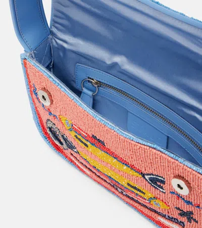 Staud Tommy Beaded Shoulder Bag
