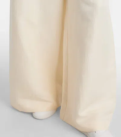 Gabriela Hearst Gelos Linen And Silk Wide-leg Pants