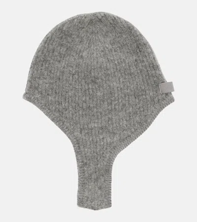 Jacquemus Ribbed-knit Alpaca And Wool-blend Hood