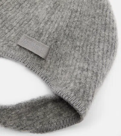Jacquemus Ribbed-knit Alpaca And Wool-blend Hood