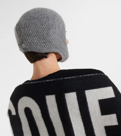 Jacquemus Ribbed-knit Alpaca And Wool-blend Hood