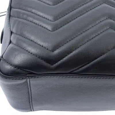 Pre-owned Gucci Black Leather Backpack ()