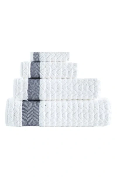 Brooks Brothers Herringbone Cotton 4-pack Hand Towels