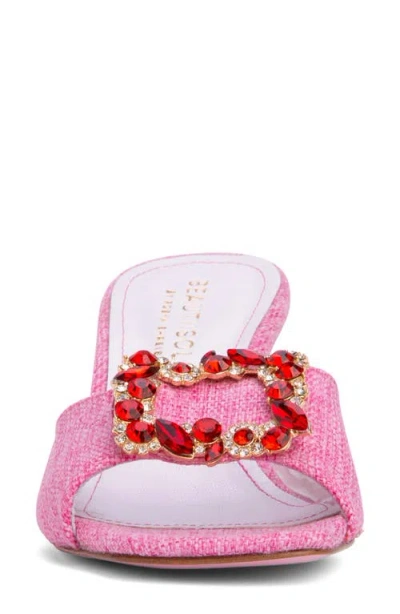 Beautiisoles Eden Kitten Heel Slide Sandal