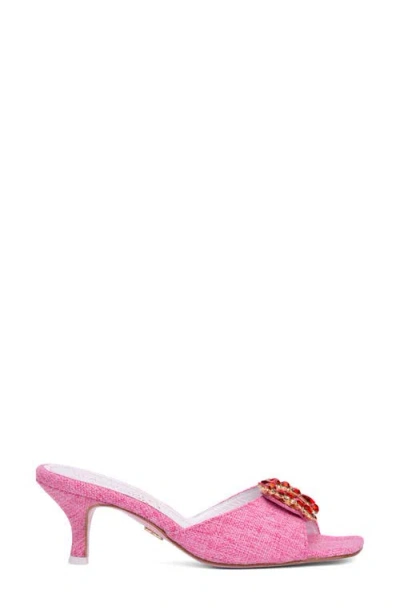 Beautiisoles Eden Kitten Heel Slide Sandal