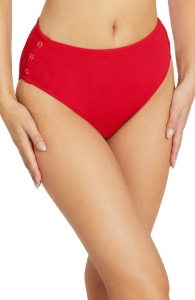 Robin Piccone Amy High Waist Bikini Bottoms
