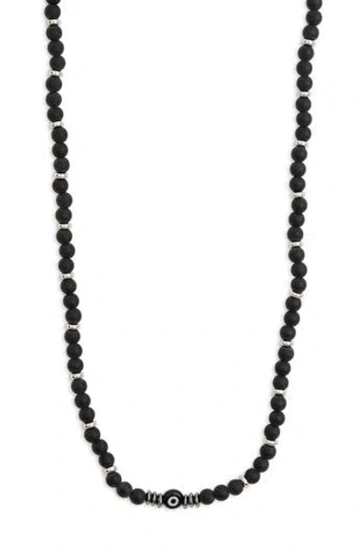 Eye Candy Los Angeles Ethan Evil Eye Beaded Necklace