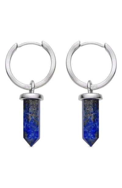 Eye Candy Los Angeles Quartz Huggie Hoop Earrings