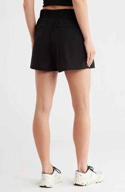 90 Degree By Reflex Back Elastic Pull-on Shorts In Black
