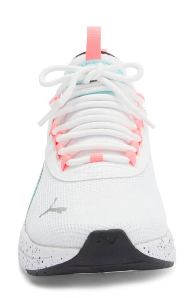 Puma Amplifier Speckle Sneaker In White