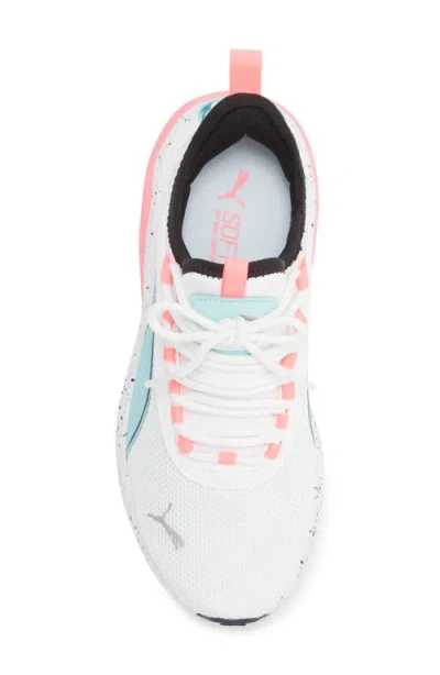 Puma Amplifier Speckle Sneaker In White