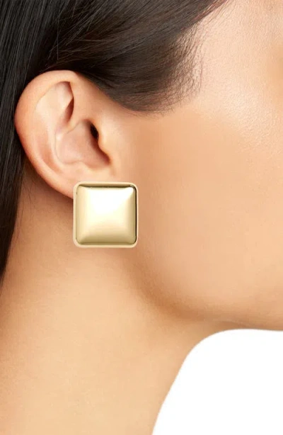Tasha Set Of 2 Two-tone Square Stud Earrings