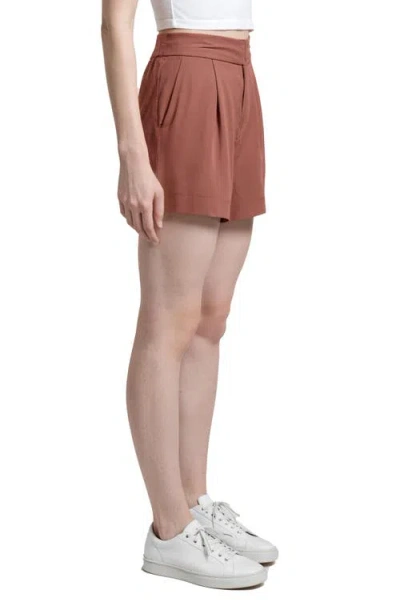 Three Dots Long Twill Shorts