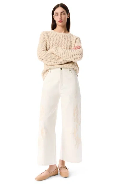 Robert Rodriguez Ankle Crop Wide Leg Jeans