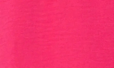 Bobeau Square Neck Short Sleeve Top In Pink