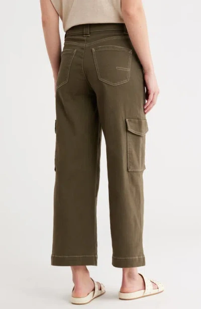 Democracy Crop Wide Leg Cargo Pants